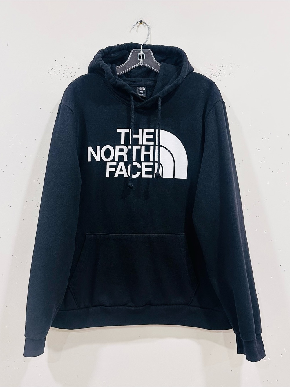 The North Face Men's Half Dome Pullover Long-Sleeve Hoodie Black/White Size L